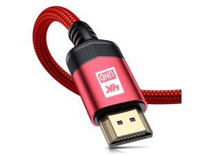 4K HDMI Cable 13ft, Sweguard Ultra High Speed 18Gbps HDMI Lead 2.0 Cable Supports 4K@60Hz Video UHD 2160P,HD 1080P,3D,HDCP 2.2 ARC for Fire TV HDTV Xbox PS4 PS3 PC-Red 4K HDMI Cable 13ft, Sweguard Ultra High Speed 18Gbps HDMI Lead 2.0 Cable Supports 4K@60Hz Video UHD 2160P,HD 1080P,3D,HDCP 2.2 ARC for Fire TV HDTV Xbox PS4 PS3 PC-Red