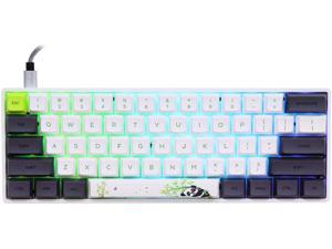 EPOMAKER SK61 61 Keys Hot Swappable Mechanical Keyboard with RGB Backlit NKRO Water-Resistant Type-C Cable for Win/Mac/Gaming (Gateron Optical Green Panda) EPOMAKER SK61 61 Keys Hot Swappable Mechanical Keyboard with RGB Backlit NKRO Water-Resistant Type-C Cable for Win/Mac/Gaming (Gateron Optical Green Panda)