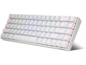 RK ROYAL KLUDGE RK68 (RK855) RGB Wireless/Wired 65% Compact Mechanical Keyboard 68 Keys 60% Bluetooth Rechargeable Gaming Keyboard with Macro Keys for Windows and Mac Red Switch White RK ROYAL KLUDGE RK68 (RK855) RGB Wireless/Wired 65% Compact Mechanical Keyboard 68 Keys 60% Bluetooth Rechargeable Gaming Keyboard with Macro Keys for Windows and Mac Red Switch White