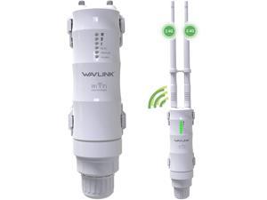 360° Full Coverage 1200Mbps WiFi Singal Booster Wireless Internet Amplifer 2.4GHz & 5GHz Dual Band WiFi Extender with 4 Advanced External Antennas and Ethernet Port Aigital WiFi Range Extender 