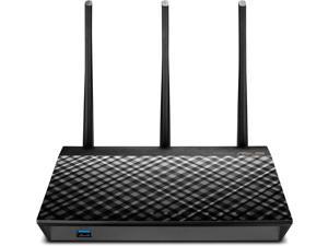 ASUS AC1750 WiFi Router (RT-AC66U B1) - Dual Band Gigabit Wireless Internet Router ASUSWRT Gaming & Streaming AiMesh Compatible Included Lifetime Internet Security Adaptive QoS Parental Control