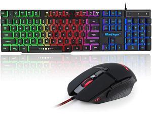 bluefinger backlit gaming keyboard and mouse combo