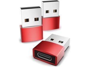Syntech USB C Female to USB Male Adapter Pack of 3 Type C to USB A Converter Compatible with iPhone 11 12 Pro Max iPad Air Pro Samsung Galaxy S20 etc Red Syntech USB C Female to USB Male Adapter Pack of 3 Type C to USB A Converter Compatible with iPhone 11 12 Pro Max iPad Air Pro Samsung Galaxy S20 etc Red