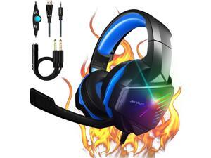 PS4 Headset Gaming Headset Xbox One Headset with 7.1 Stereo Surround Sound Noise Canceling Over Ear Headphones with Mic PC Headset 50mm Drivers Compatible with Xbox One Switch PC PS3 Mac Laptop PS4 Headset Gaming Headset Xbox One Headset with 7.1 Stereo Surround Sound Noise Canceling Over Ear Headphones with Mic PC Headset 50mm Drivers Compatible with Xbox One Switch PC PS3 Mac Laptop