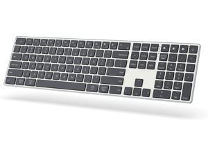 Multi-Device Bluetooth KeyboardJOYACCESS Full Size Wireless Keyboard with Numeric KeypadRechargeable Keyboard Switch to 3 Devices for PCLaptopMacBook Pro/Air iPad/iPhone/iMacSmartphone-Grey Multi-Device Bluetooth KeyboardJOYACCESS Full Size Wireless Keyboard with Numeric KeypadRechargeable Keyboard Switch to 3 Devices for PCLaptopMacBook Pro/Air iPad/iPhone/iMacSmartphone-Grey