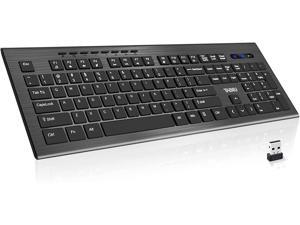 TNBIU Wireless Keyboard 2.4G Ergonomic Wireless Computer Keyboard Full Size PC Keyboard with Numeric Keypad for Laptop/Desktop/Surface/Chromebook/Notebook TNBIU Wireless Keyboard 2.4G Ergonomic Wireless Computer Keyboard Full Size PC Keyboard with Numeric Keypad for Laptop/Desktop/Surface/Chromebook/Notebook