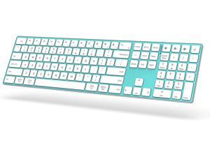 Multi-Device Bluetooth KeyboardJOYACCESS Full Size Wireless Keyboard with Numeric KeypadRechargeable Keyboard Switch to 3 Devices for PCLaptopMacBook Pro/Air iPad/iPhone/iMacSmartphone-Turquoise Multi-Device Bluetooth KeyboardJOYACCESS Full Size Wireless Keyboard with Numeric KeypadRechargeable Keyboard Switch to 3 Devices for PCLaptopMacBook Pro/Air iPad/iPhone/iMacSmartphone-Turquoise