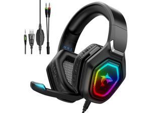 Gaming Headset with Microphone Sendowtek PS4 Gaming Headset with Noise Canceling Mic & LED Light 7.1 Stereo Surround Sound Gaming Headphones Compatible with PC PS5 Xbox One Controller Gaming Headset with Microphone Sendowtek PS4 Gaming Headset with Noise Canceling Mic & LED Light 7.1 Stereo Surround Sound Gaming Headphones Compatible with PC PS5 Xbox One Controller