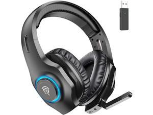 EasySMX Wireless Gaming Headset 2.4GHz with 7.1 Surround Sound Deep Bass & Retractable Noise Canceling Microphone Wireless Headset with RGB Automatic Gradient Lighting Suitable for PS4/PS5 PC EasySMX Wireless Gaming Headset 2.4GHz with 7.1 Surround Sound Deep Bass & Retractable Noise Canceling Microphone Wireless Headset with RGB Automatic Gradient Lighting Suitable for PS4/PS5 PC