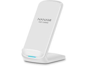 Fast Wireless Charger NANAMI Qi Wireless Charging Stand for iPhone 14131212 MiniSE 21111 Pro MaxXS MaxXRX8 Plus10W Fast Charge Samsung Galaxy S23 S22 S21 S20 fe S10 S9Note 20Pixel 6LG
