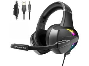 Gaming Headset for PS4 Xbox One PS4 Headset with 7.1 Surround Sound Soft Memory Earmuffs & Noise Cancelling Mic RGB LED Light for PS4 PS5 Xbox One PC Laptop Mac Gaming Headset for PS4 Xbox One PS4 Headset with 7.1 Surround Sound Soft Memory Earmuffs & Noise Cancelling Mic RGB LED Light for PS4 PS5 Xbox One PC Laptop Mac