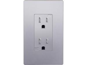 10 Pack White Decorative Wall Plates Included Standard Duplex Electrical Wall Outlet UL Listed Residential and Commercial Grade Self Grounding BESTTEN 15A Tamper Resistant Decor Receptacle 