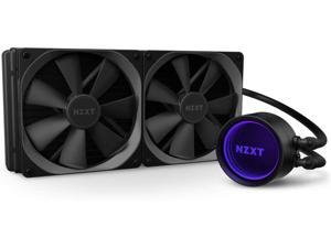 NZXT Kraken X63 280mm - RL-KRX63-01 - AIO RGB CPU Liquid Cooler - Rotating Infinity Mirror Design - Improved Pump - Powered by CAM V4 - RGB Connector - AER P 140mm Radiator Fans (2 Included)