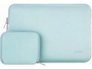 MOSISO Laptop Sleeve Compatible with MacBook Air 11 11.6-12.3 inch Acer Chromebook R11/HP Stream/Samsung/ASUS/Surface Pro X/7/6/5/4/3 Water Repellent Neoprene Bag with Small Case Mint Green
