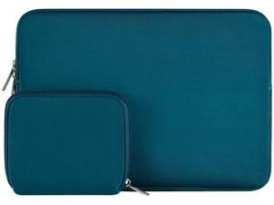 Laptop Sleeve Compatible With Macbook Pro 16 Inch A2141, Compatible With Macbook Pro Retina A1398 2012-2015, 15-15.6 Inch Notebook, Water Repellent Neoprene Bag With Small Case, Deep Teal