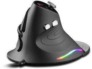 Ergonomic Gaming Mouse Computer Vertical Gaming Mouse with Hand Pad Customizable Buttons Adjustable Precision 10000Max DPI Multi-Function Joystick DesignWired Ergonomic Gaming Mouse Computer Vertical Gaming Mouse with Hand Pad Customizable Buttons Adjustable Precision 10000Max DPI Multi-Function Joystick DesignWired