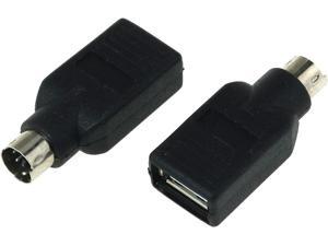 DGZZI USB to PS2 Adapter 2PCS Black USB Female to PS/2 Male Converter Adapter for Mouse and Keyboard DGZZI USB to PS2 Adapter 2PCS Black USB Female to PS/2 Male Converter Adapter for Mouse and Keyboard