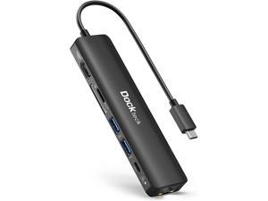 USB C Hub 4K 60Hz Dockteck 7-in-1 USB C PD Ethernet Hub Dongle with 4K 60Hz HDMI 1Gbps Ethernet 100W PD 2 USB 3.0 SD/Micro SD for MacBook Air/Pro M1 2020 iPad Pro 2021 iPad Air 2020 and More USB C Hub 4K 60Hz Dockteck 7-in-1 USB C PD Ethernet Hub Dongle with 4K 60Hz HDMI 1Gbps Ethernet 100W PD 2 USB 3.0 SD/Micro SD for MacBook Air/Pro M1 2020 iPad Pro 2021 iPad Air 2020 and More