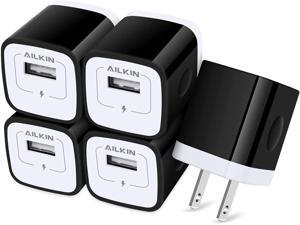 USB Wall Charger Charger Adapter AILKIN 5-Pack 1Amp Single Port Quick Charger Plug Cube for iPhone 12 SE 11 Pro Max 8 7 6S Plus 6 Samsung Galaxy S21+ 5G S10 S20 S7 S6 S5 Edge LG HTC Moto Kindle USB Wall Charger Charger Adapter AILKIN 5-Pack 1Amp Single Port Quick Charger Plug Cube for iPhone 12 SE 11 Pro Max 8 7 6S Plus 6 Samsung Galaxy S21+ 5G S10 S20 S7 S6 S5 Edge LG HTC Moto Kindle