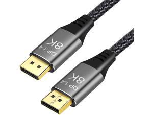 CABLEDECONN 7M 23FT DisplayPort Cable Ultra HD 8K 4K Copper Cord DP 1.4 HBR3 8K@60Hz 4K@144Hz High Speed 32.4Gbps HDCP 3D Slim and Flexible DP to DP Cable CABLEDECONN 7M 23FT DisplayPort Cable Ultra HD 8K 4K Copper Cord DP 1.4 HBR3 8K@60Hz 4K@144Hz High Speed 32.4Gbps HDCP 3D Slim and Flexible DP to DP Cable