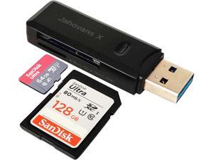 USB 3.0 SD Card Reader for PC, Laptop, Mac, Windows, Linux, Chrome, SDXC, SDHC, SD, MMC, RS-MMC, Micro SDXC Micro SD, Micro SDHC Card and UHS-I (Black) Card Readers - Newegg.com