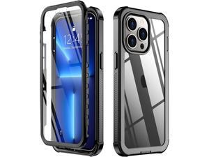 Gogorelax Compatible With Iphone 13 Pro Case Full Body Case With Built In Screen Protector Heavy Duty Rugged Shockproof Cover Skin For Iphone 13 Pro 6 1 Inch 21 Black Clear Newegg Com