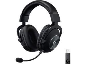Logitech G PRO X Wireless Lightspeed Gaming Headset with Blue VO!CE Mic Filter Tech 50 mm PRO-G Drivers and DTS Headphone:X 2.0 Surround Sound