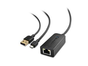 Cable Matters Micro USB to Ethernet Adapter Up to 480Mbps for Streaming Sticks Including Chromecast Google Home Mini and More  Not Compatible with Roku Device