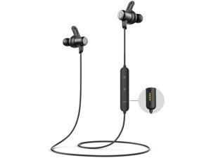 Secure Fit for Sports,Gym,Upgrade Version SoundPEATS Q12 HD Bluetooth 5.0 IPX6 Sweatproof Wireless Headphones APTX High Definition Bluetooth Earbuds CVC 8.0 Noise Cancelling Mic Bluetooth Earphones