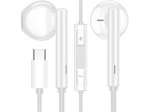 TITACUTE USB Type C Headphones Digital USB C Earphones Noise Isolation Earbuds Wired in Ear Headphones with Microphone Compatible with Samsung Galaxy S20 S21 Ultra Note 10 OnePlus 8 Pro 8T 7T 9 Pro