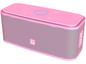 Bluetooth Speakers SoundBox Touch Portable Wireless Bluetooth Speakers with 12W HD Sound and Bass IPX5 Waterproof 20H Playtime Touch Control Handsfree Speakers for Home Outdoor Travel- Pink