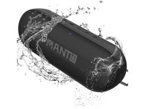 Portable Bluetooth Speaker Durable HD Stereo & Bass Wireless Speakers [20 Hours Playtime] [Micro SD Card Slot] [Built-in Mic for Hands-Free Call] [IPX6 Waterproof] Shower Travel Speaker