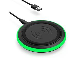 Wireless Charger 15W Max Fast Wireless Charging Pad Qi-Certified PowerWave Pad with iPhone 13/13Pro/13 Pro Max/12Pro/12Pro Max/11/SE 2020 Samsung Galaxy S21/S20/Note 10/S10 AirPods Pro(No AC Adapter)