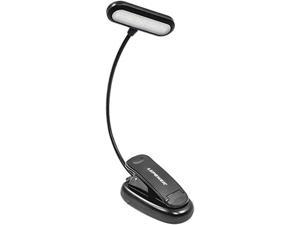 9 LED Book Light Clip on Reading Light Portable Music Stand Light Lightweight Clip Light Eye Caring 3 Color x 3 Brightness USB& Battery Operated Perfect for Bookworms & Kids