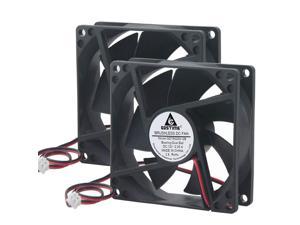 Security-01 2-Pack 60mm by 60mm by 15mm 6015 12V DC 0.10A Ball Bearing Brushless Cooling Fan 2pin AV-F6015MB UL TUV 