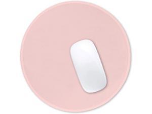 Pretty Cute Mouse Pad for Office Home Gaming Laptop Men Women Kids Hsurbtra Mouse Pad Premium-Textured Small Round Mousepad 8.7 x 8.7 Inch Pink Stitched Edge Anti-Slip Waterproof Rubber Mouse Mat 