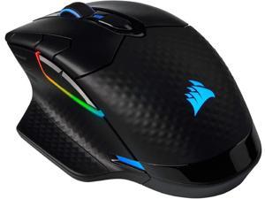 Corsair Dark Core RGB Pro SE Wireless FPS/MOBA Gaming Mouse with Slipstream Technology Black Backlit RGB LED 18000 DPI Optical Qi Wireless Charging Certified (Renewed)