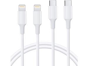 USB C to Lightning Cable 2Pack 3FT [Apple MFi Certified] iPhone Lightning to USB-C Fast Charging Cable Compatible iPhone 13/12 11/11 Pro/11 Pro Max/X/XS/XR/XS Max/8 Supports Power Delivery