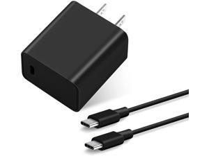USB C Wall Charger Cellphone Power Adapter with 4.9ft USB-C to USB-C Cable 20W PD Fast Charger Block Compatible for iPhone 13/12 Pro Max Mini Pixel Galaxy S20 S10 S9 iPad Mini/Pro (Black)