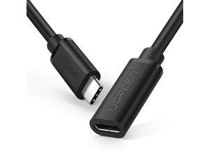 UGREEN USB Type C Extension Cable  Extender 3FT Male to Female USB 3210Gbps Fast Charging Thunderbolt 3 Compatible with MacBook Pro iPad Pro Dell XPS Surface Nintendo Switch DJI Mavic Dongle Hub