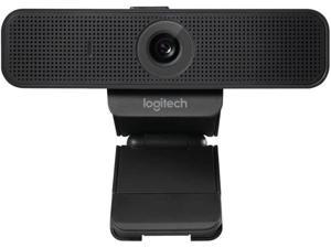 Logitech C925-e Webcam with HD Video and Built-in Stereo Microphones - Black & MK545 Advanced Wireless Keyboard and Mouse Combo