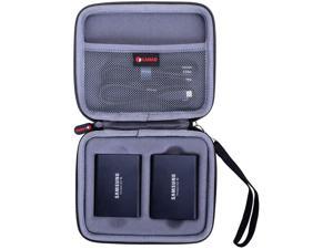 2-in-1 Hard Travel Carrying Case for Samsung T5 T3 250GB 500GB 1TB 2TB Portable SSD (Fits USB Cable)