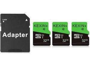 3 Pack 32GB Micro SD Card Memory Card MicroSDHC UHS-I Memory Cards Class 10 High Speed Card C10 U1 32 GB 3 Pack