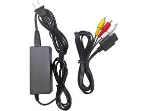 AC Power Supply Adapter AV Composite Cable for Gamecube NGC System
