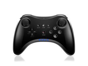 Pro Controller for Wii U Wireless Controller for Nintendo Wii U Controller Gamepad Joystick Dual Analog Game Controller (Black)