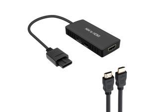 N64 to HDMI Converter Support 16:9 and 4:3 Convert HDMI Cable for N64 & Super SNES and NGC