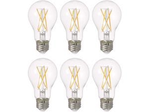 SYLVANIA LED TruWave Natural Series A19 Light Bulb 75W Equivalent Efficient  11W 1100 Lumens Dimmable Clear 2700K Soft White - 6 Pack (40807) -  Newegg.com