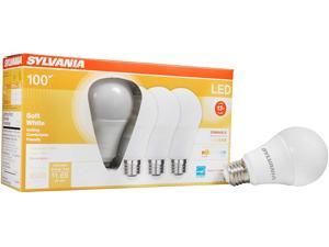 SYLVANIA LED A19 Light Bulb 100W Equivalent Efficient 14W Medium Base Frosted... 