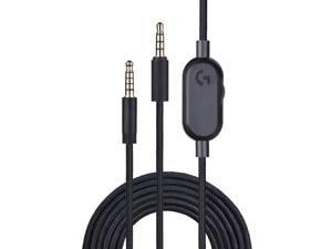 Gozahad Replacement Cable for Logitech G ProG Pro XG433G233 Gaming Headset with Inline Mute and Volume Controls Compatible with Xbox One PS4 Mac Headphone Audio Extension Aux Cable 65 Feet