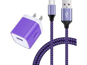 Type C Charger Cable for Motorola Moto G200 G41 G71 G31 G51 E20 G60s G100 G30 G9 G8 G7 G Power 2022 G Pure G Play G Stylus 2021 3FT USB C Phone Charger Cord One Port Wall Charger Box Charging Brick